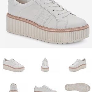 DV by Dolce Vita Cream Bubbles Platform Sneakers, Size 10. Great Condition 😁